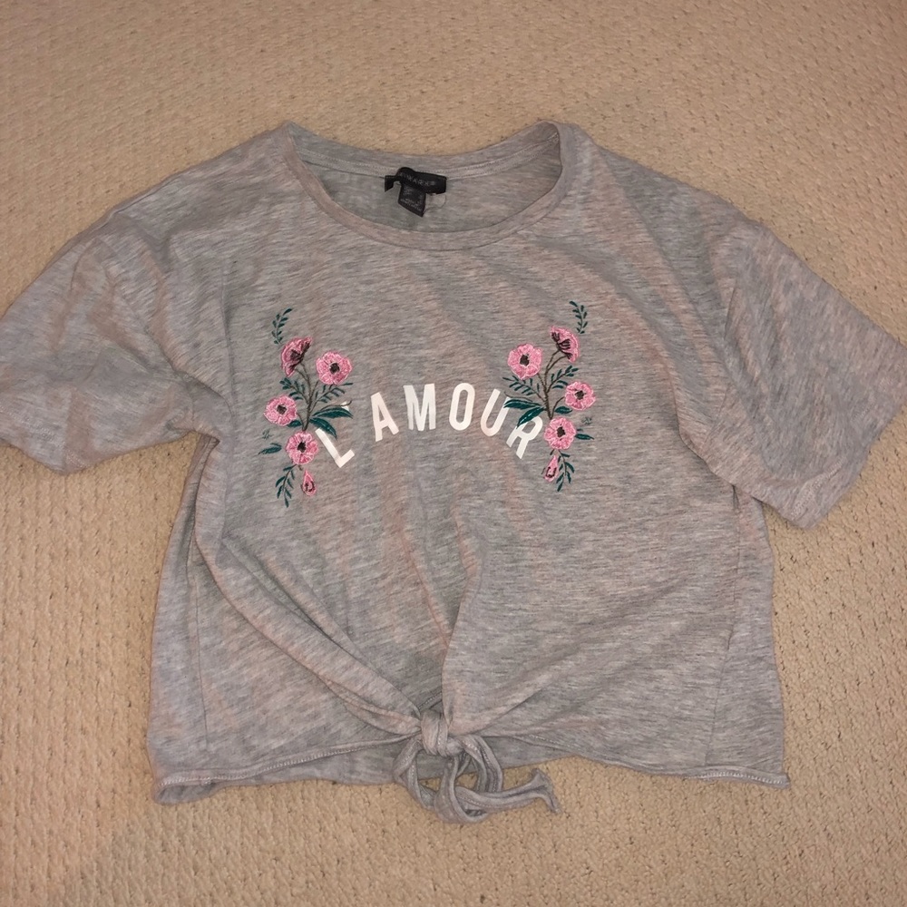 Primark Graphic Tee Crop Top